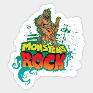 Monsters of Rock Sticker